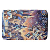 Winternacht Art Bath Mat Badematte (Vorderseite)