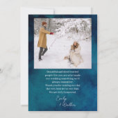 Winternacht Danke (Rückseite)