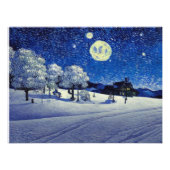 Winternacht Fotodruck (Vorne)