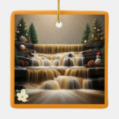 "Winternacht Friedlich" Keramikornament (Rückseite)