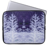 Winternacht Laptopschutzhülle (Vorderseite)