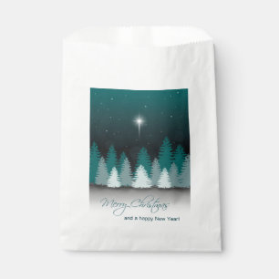 Winternacht mit Stern von Bethlehem Geschenktütchen