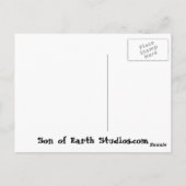 Winternacht Postkarte (Rückseite)