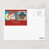 Winternacht Postkarte (Rückseite)