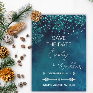 Winternacht Save the Date Einladung