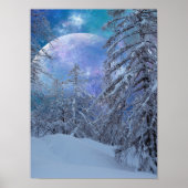 Winternachtposter Poster (Vorne)
