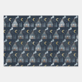 Winternachtsferien Geschenkpapier Set (Vorderseite)