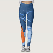 Winternachtsfox Leggings (Vorderseite)