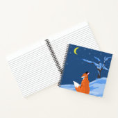 Winternachtsfox Notizbuch (Innenseite)