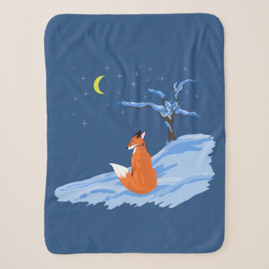 Winternachtsfox Sherpadecke (Vorderseite)