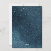Winternachtskarte Feiertagskarte (Rückseite)