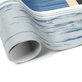Winternachtslandschaft. Gemütliches Haus, verschie Geschenkpapier (Rolleneckpunkt)