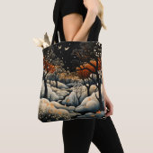 Winternachtslandschaft Tasche (Von Nahem)