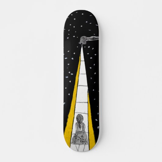 Winternachtsspaziergang Skateboard (Vorne)