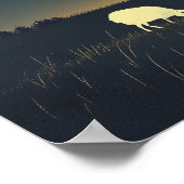 Winternachtswertpapier Poster (Ecke)