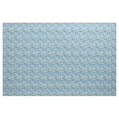Winternachtszeit Vintage Dorflandschaft Stoff (Yard (91,4 cm))