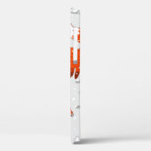 Winternahtloses Muster mit niedlichen Füchsen und Case-Mate iPhone Hülle (Rückseite / Links)