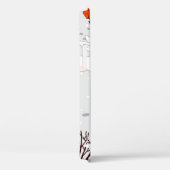 Winternahtloses Muster mit niedlichen Füchsen und Case-Mate iPhone Hülle (Rückseite / Rechts)