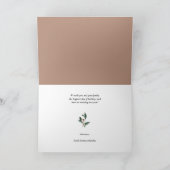 Winternatur| Kiefernkiefer - Zweigstelle Feiertagskarte (Innenseite)