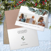 Winternatur| Kiefernkiefer - Zweigstelle Feiertagskarte