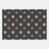 Winternatur Moderne nordische Weihnachten Geschenkpapier Set (Vorderseite)