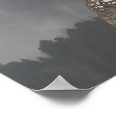 Winternebel in Pieniny Poster (Ecke)