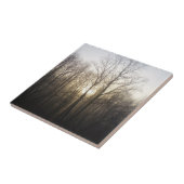 Winternebel Naturfotografie Fliese (Seite)