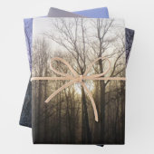Winternebel Naturfotografie Geschenkpapier Set (Beispiel)