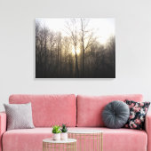Winternebel Naturfotografie Leinwanddruck (Insitu (Wohnzimmer))