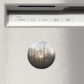Winternebel Naturfotografie Magnet (In Situ (Geschirrspüler))