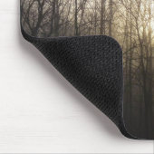 Winternebel Naturfotografie Mousepad (Ecke)
