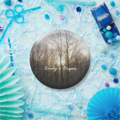 Winternebel Naturfotografie Pappteller (Party)