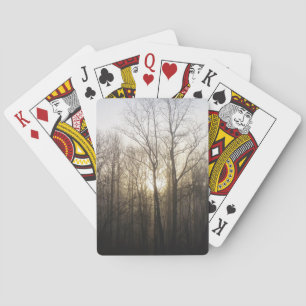 Winternebel Naturfotografie Spielkarten