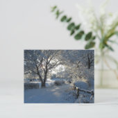 Winterniederschlag Postkarte (Stehend Vorderseite)