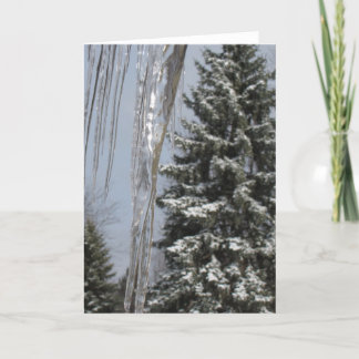 Winternotizkarte Feiertagskarte
