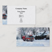 Winternotstand Visitenkarte (Vorne/Hinten)