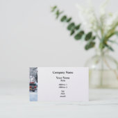 Winternotstand Visitenkarte (Stehend Vorderseite)