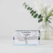 Winternotstand Visitenkarte (Stehend Vorderseite)