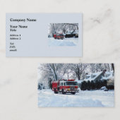 Winternotstand Visitenkarte (Vorne/Hinten)