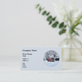 Winternotstand Visitenkarte (Stehend Vorderseite)