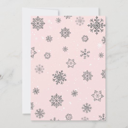 WINTERONEDERLAND-EINLADUNG EINLADUNG (Rückseite)