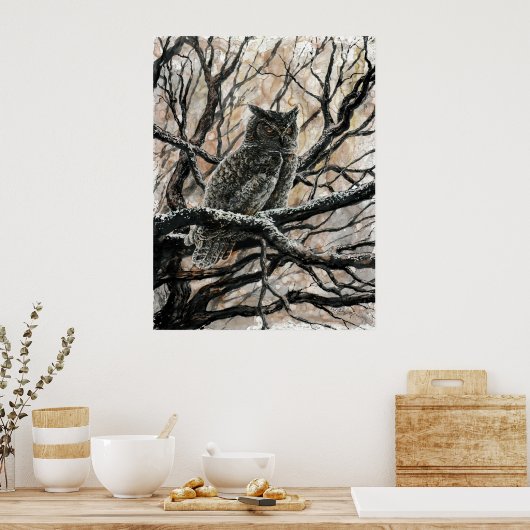 WinterOwl Poster (Küche)