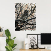 WinterOwl Poster (Heimbüro)