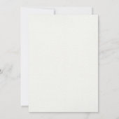 Winterpaare Babydusche geschlechtsneutral im Freie Einladung (Rückseite)