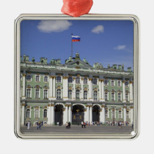 Winterpalast, St. Petersburg, Russland (RF) Silbernes Ornament