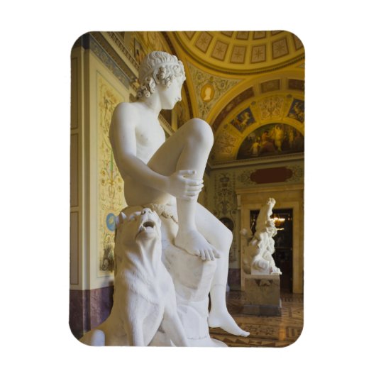 Winterpalast und Eremitage Magnet (Vertikal)