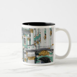 Winterpalast und Eremitage Zweifarbige Tasse