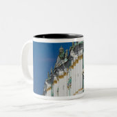 Winterpalast und Kulturmuseum Zweifarbige Tasse (Vorderseite Links)