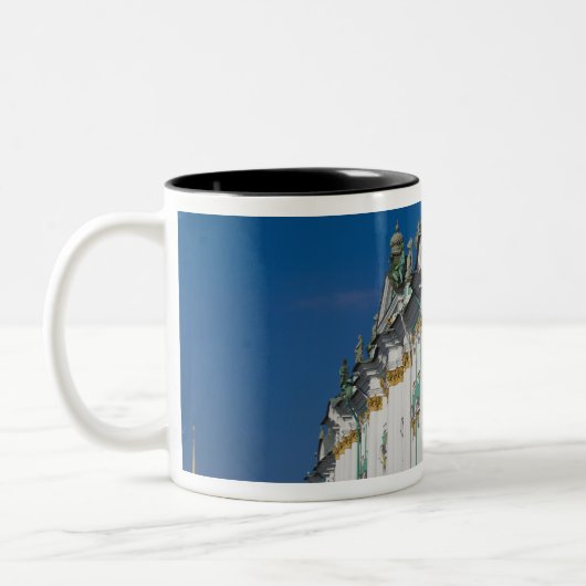 Winterpalast und Kulturmuseum Zweifarbige Tasse (Links)