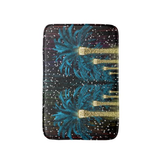 Winterpalme Badematte (Vorderseite Vertikal)